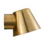 Nordlux Aleria Vägglampa Glas Mässing | Passande för GU10