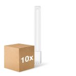 Flerpack 10x Ledvance Dulux-L LED 12W - 830 Varm Vit | 4-Stift - Ersättare 24W