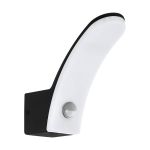 Eglo Vägglampa Fiumicino Utomhus Aluminium Svart 11.5W 1200lm - 830 Varm Vit