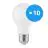 Flerpack 10x Bright Choice LED Lampa E27 Päron Matt 4.9W 470lm - 830 Varm Vit | Ersättare 40W