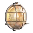 Nordlux Polperro Vägglampa Glas Satin Nickel | 195mm - IP64 - Passande för E27